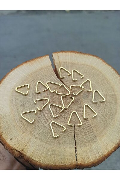 FlowerAksesuar 100 bucăți inel triunghiular Sari, inel în V, inel pentru chei, inel triunghiular pentru chei