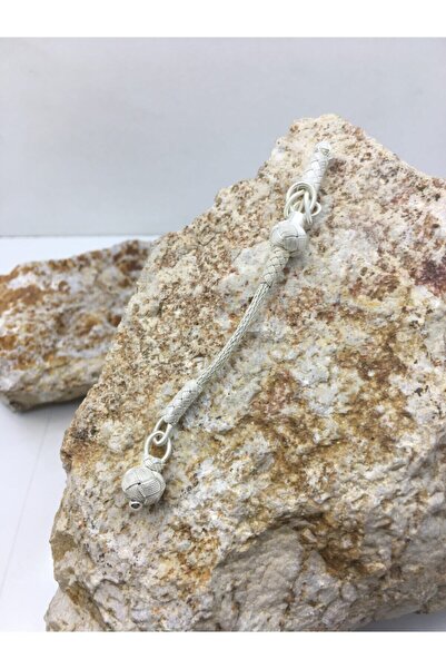 KAZZAZE Gümüş Kazaziye Tekli Top Püskül