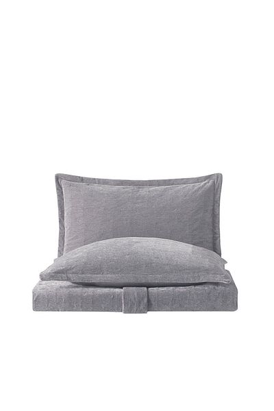 Puffy Evans Gray Double Bedspread Set