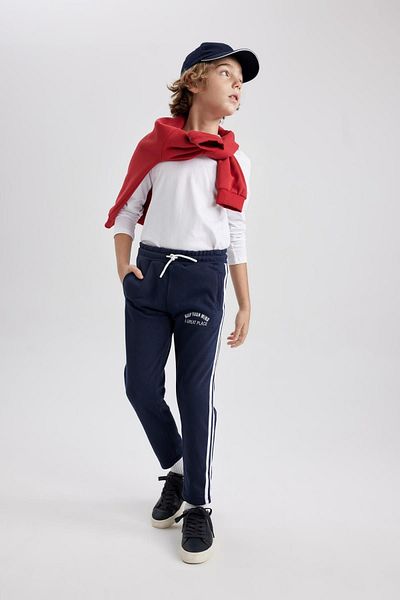 DeFacto Thick Printed Boys' Sweatpants - B2951a823wn