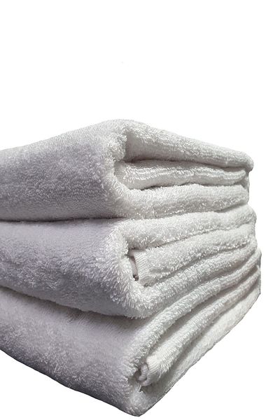 S&R 3 Pieces 90X150 cm White Hotel Bath Towel 620 Grams