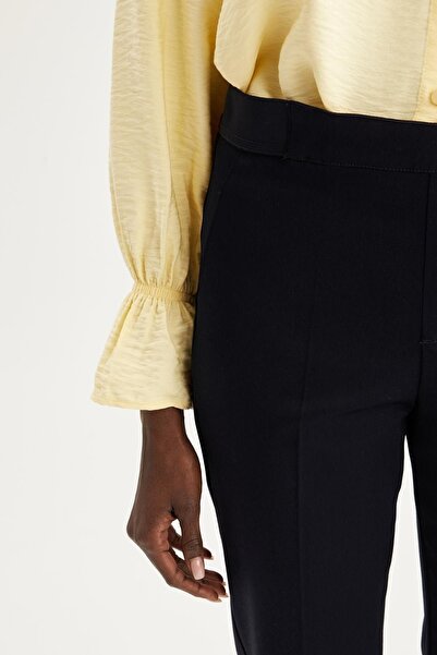 DeFacto Valentina Cigarette Düz Paça Saten Pantolon J8743az22sm