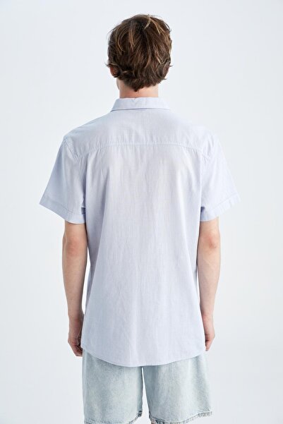 DeFacto Slim Fit Basic Kısa Kollu Gömlek R1706az22sm