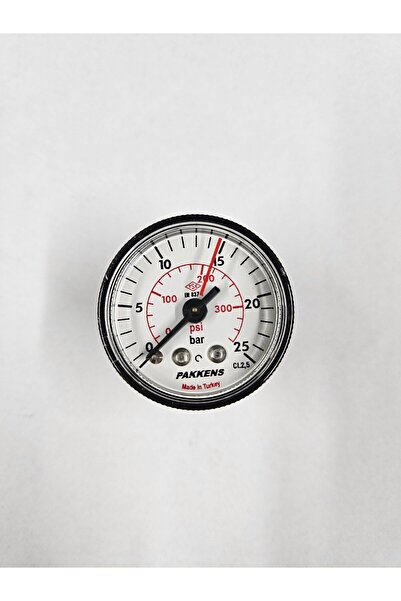 Pakkens ÇAP 40 ARKADAN 25 BAR KURU MANOMETRE - PAKKENS
