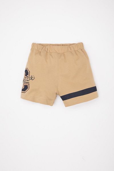 DeFacto Baby Boy 2-Piece Set Crew Neck Printed Short Sleeve T-Shirt Shorts C5854A524Sm