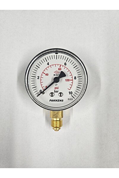 Pakkens ÇAP 63 ALTTAN 10 BAR KURU MANOMETRE - PAKKENS