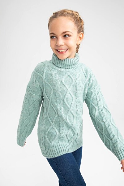 DeFacto Turtleneck Girl's Sweater - R1986a622wn