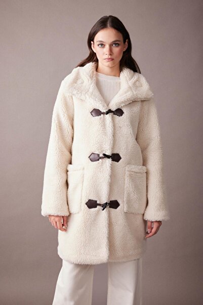 DeFacto Tepelně izolovaný plyšový kabát Regular Fit A9095Ax23Wn