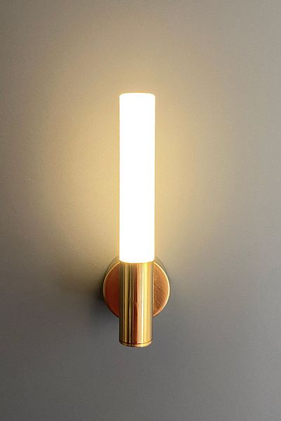 Fivorno Aydınlatma Blur Model Single Honey Color Coated LED Sconce