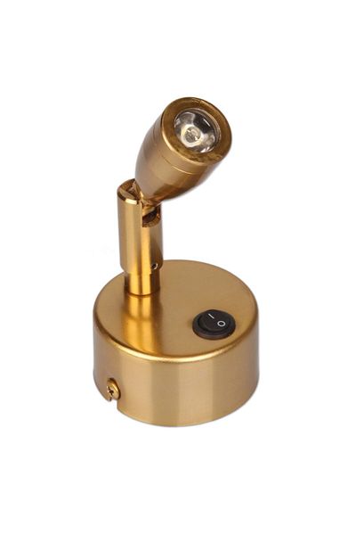 Fivorno Aydınlatma Honey Color Led Bedside Book Reading Light Coated