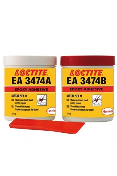 LOCTİTE Loctite Ea 3474 - 500gr | Epoksi Metal Set | Mineral Dolgulu Çelik Macun
