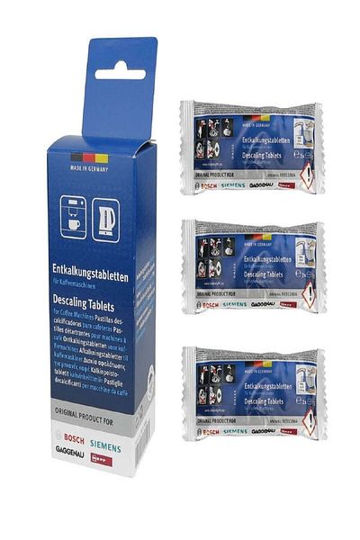 Siemens Descaling Tablet for Coffee Espresso Machines 6 Pieces