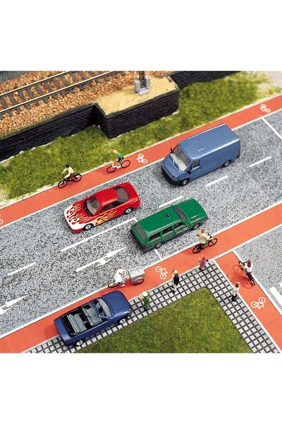 Busch Model Ground Asphalt Bicycle Road Ho 1/87 N:7082