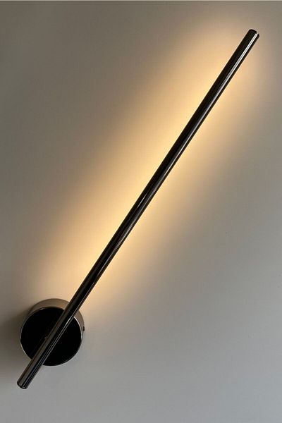 Fivorno Aydınlatma Long Led Platinum Color Coated 65cm Sconce - 360 Degree Movement