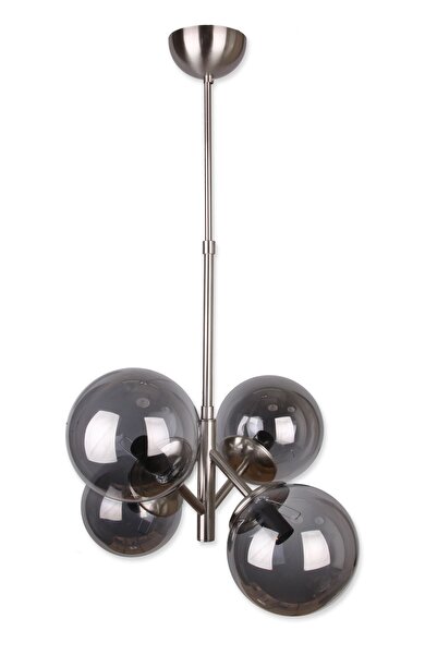 Fivorno Aydınlatma Bubble Lamp 4 Kollu Mat Krom Renk Kaplama Sarkıt