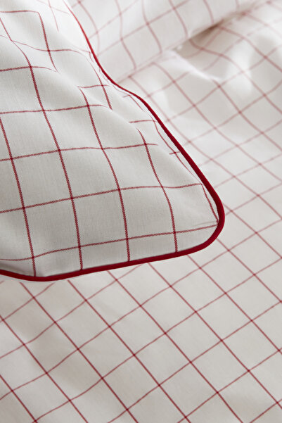 Nautica Home Daren %100 Pamuk Çift Kişilik Nevresim Takımı Red