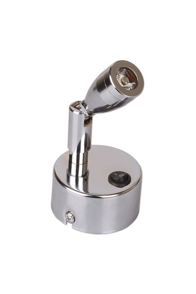 Fivorno Aydınlatma Chrome Bedside Book Reading Light Led