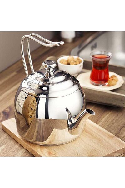 KORKMAZ Droppa 2 lt Teapot - Portable Tea Clothes