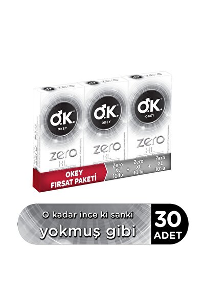Okey Zero Xl 30'lu Prezervatif