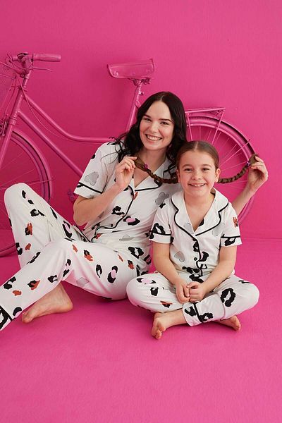 ELİTOL Buttoned Cotton Lycra Pajama Set