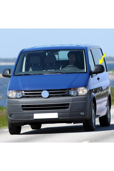 Bisra VW Transporter T6 2010-2015 Sol Dış Ayna Üst Kapağı Siyah 7E1857527F