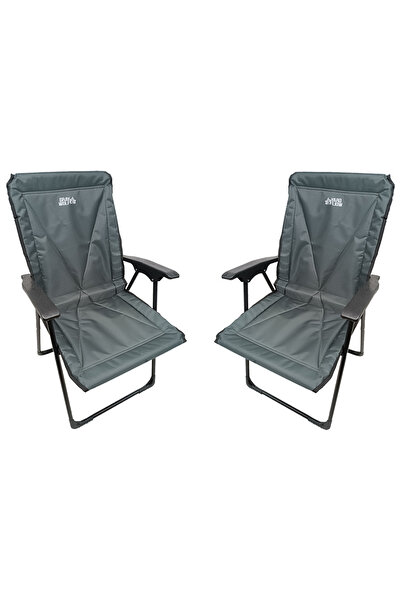 GRAY WOLF Katlanır Kamp Sandalyesi Çağla 2 Adet
