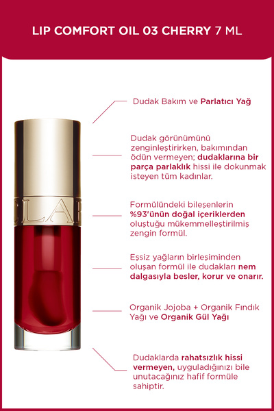 Clarins Lip Comfort Oil 03 Dudak Bakım Yağı