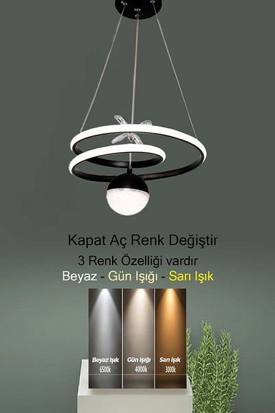 Supply Home Star Ball - New LED Chandelier with 3 Color Modules