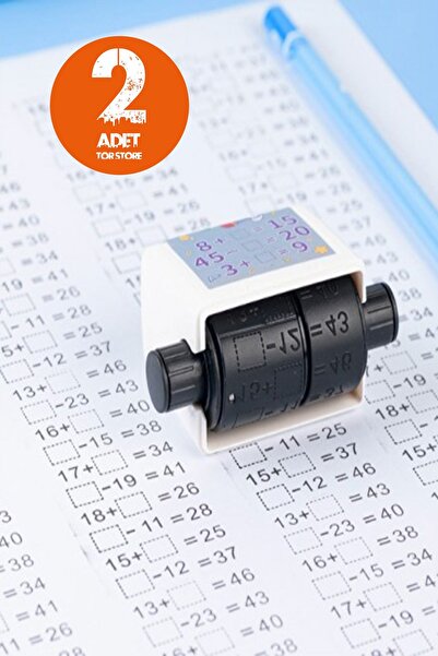 Tor Store 2'li Set Matematik İşlem Rulosu Toplama Çıkarma İşlemi Boşluk Doldu...