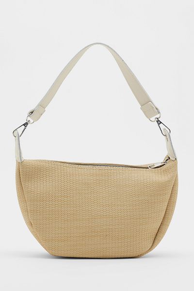 ALTUDA Straw Patterned Women's Shoulder Bag - Cross Strap Sumy