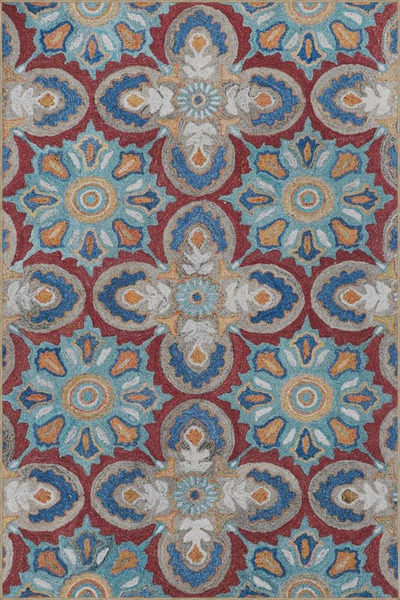 Rugs Modern Halı سجادة زخرفية تقليدية قابلة للغسل من الزهور miravip8971