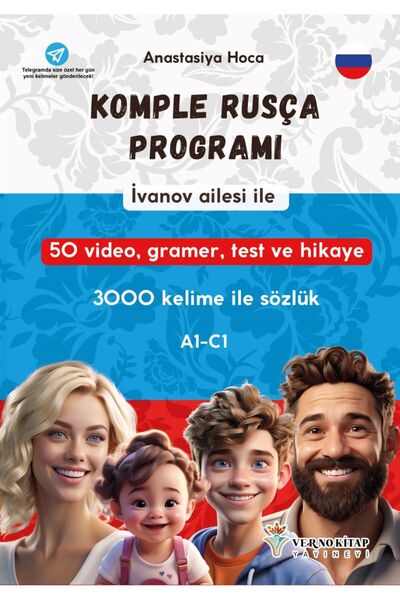 Tilki Kitap İvanov Ailesi Ile Komple Rusça Programı (A1-C1) - Anastasiya Matveichuk