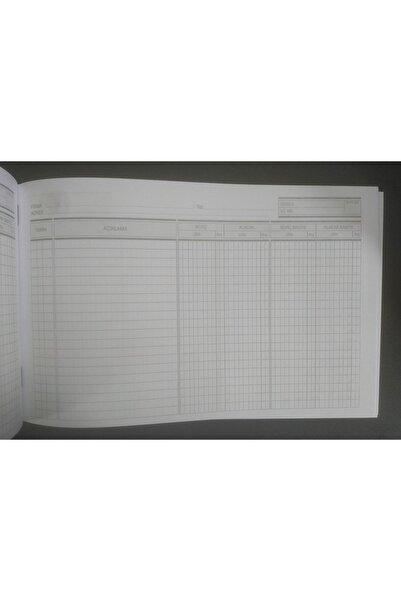 DEFTERSAN Cari hesap defteri yatay 17x24 192 yaprak