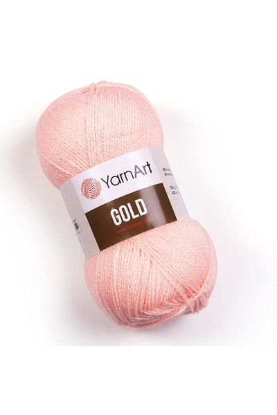 Yarnart Aur - Ață de tricotat manual cu sclipici Yavruağzı-9353