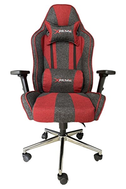 OFİSEL Xprime Alpha Fab1 Kumaş Oyuncu Koltuğu Kırmızı