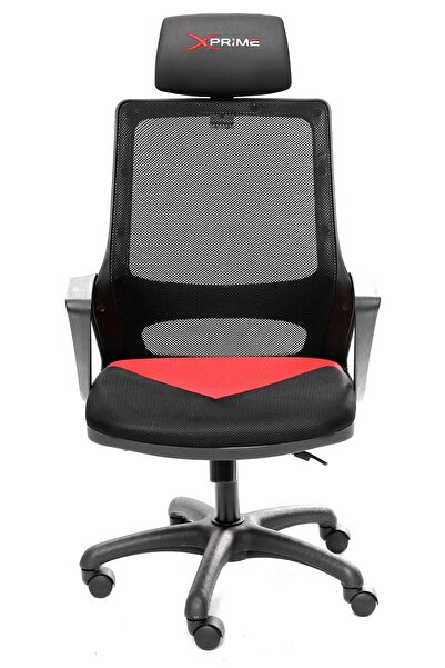 XPRİME XPrime Anka Fileli Terletmez Oyuncu Koltuğu Kırmızı