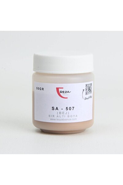 Tezza Bianca Sır Altı Seramik Boya Çini & Porselen Bej / Sa 507 50 Gr.