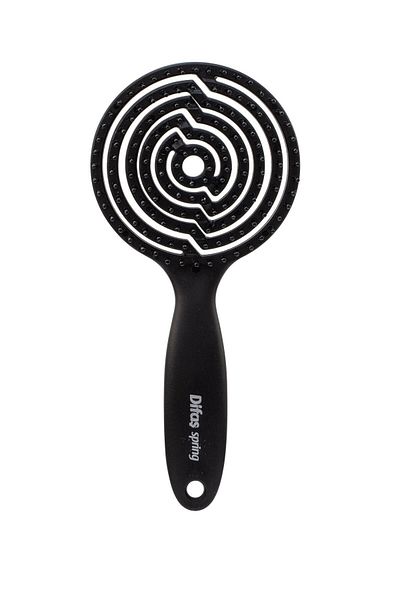 Difaş Black Oval Movable 3D Hair Brush