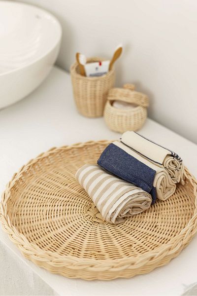 Maison Avf Round Rattan Organizer - Organizer