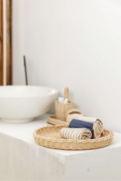 Maison Avf Round Rattan Organizer - Organizer