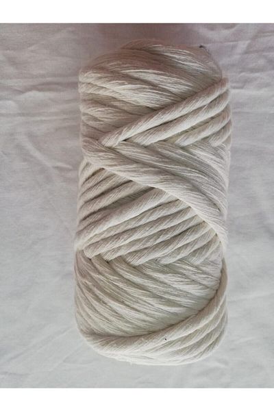 elahobi Büklüm Macrame Crawl Κρέμα με σχοινί μακραμέ