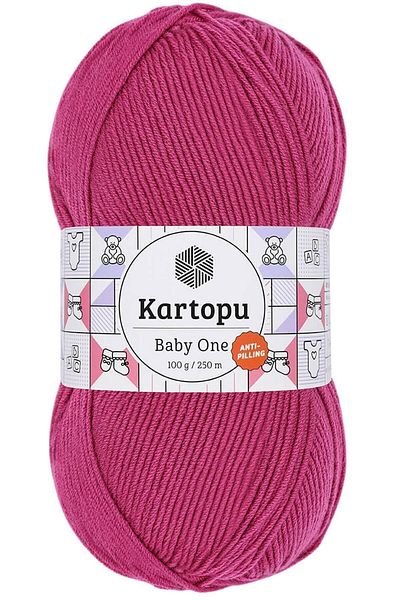 Kartopu Μωρό Ένα Μη Πιλωμένο Μωρουδίσιο Μαλλί Φούξια K245
