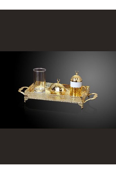 Lucena Gold Color Coffee Set