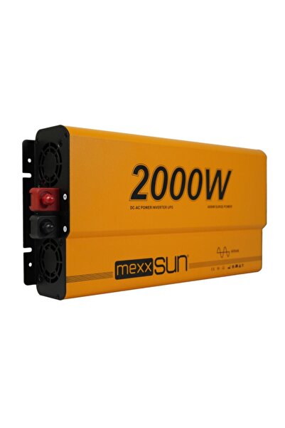 MEXXSUN 12v Volt - 2000w Watt Ats Ups Şarjlı Tam Sinüs Inverter ( Ekranlı )