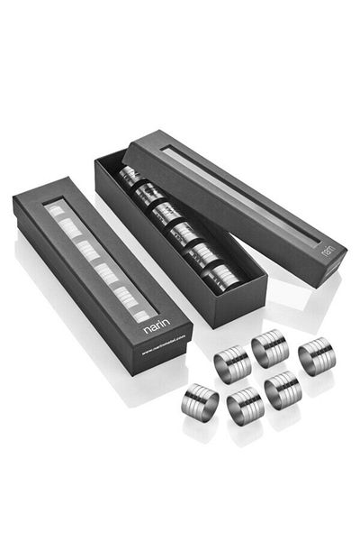 Narin Havana Bracelet Napkin Holder - Set of 6