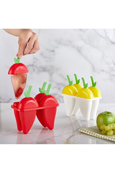 Genel Markalar Qlux Eğlenceli Dondurma Kalıbı Ev Yapımı Dondurma Kalıbı 300ml...