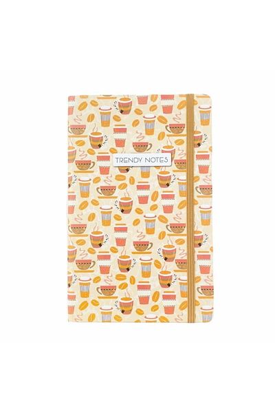 KESKİN COLOR Trendy Notes Medium Size Lined Notebook Orange