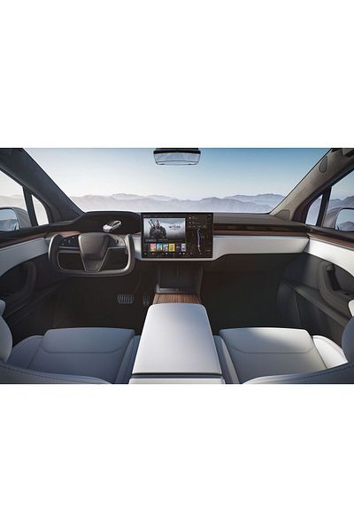 CEPCASE Tesla Model X Premium Car Multimedia Screen Protector - Tempered Glass, AR Oleophobic App Apparatus