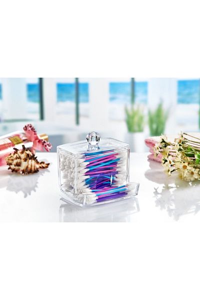 Lucena Cotton Swab Makeup Organizer