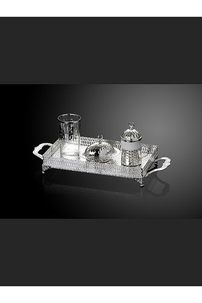 Lucena Silver Color Coffee Cup Set